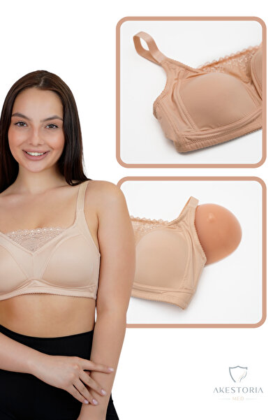 Akestoria Med Cepli Protez SütyenYüsek Kalite ve Rahatlı Kulanım PS-002
