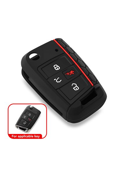 Choice Silicone Key Case Cover For VW Polo Golf 7 Tiguan for Skoda Octavia Kodiaq Karoq for SEAT Ateca L...