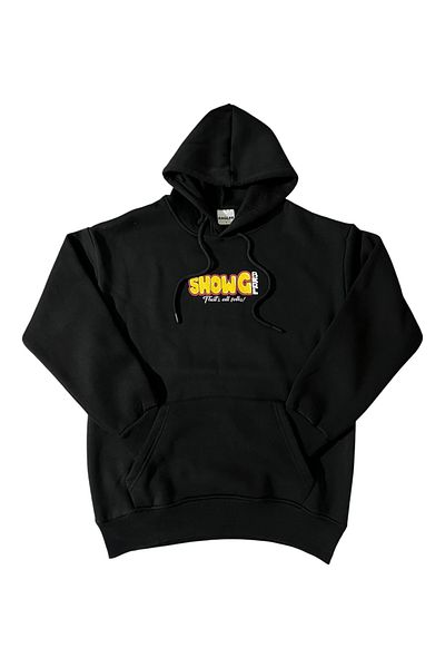 Pi Giyim Unisex Regular Fit Cotton Soft Textured Fleece Patterned Hooded Sweatshirt