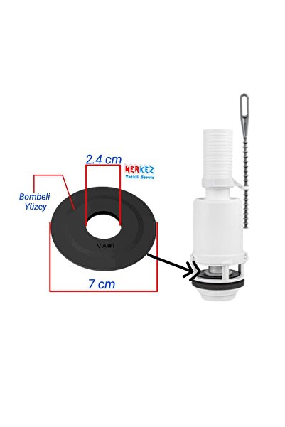 Creavit Tek Basmalı Klozet Rezervuar İç Takım Contası