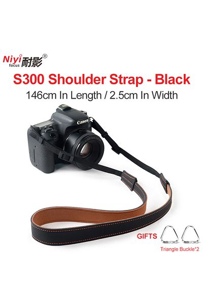 Choice S300-black Camera Shoulder Strap Retro Micro Single Strap Suitable for Canon R8 R50 Nikon ZFC Sony A