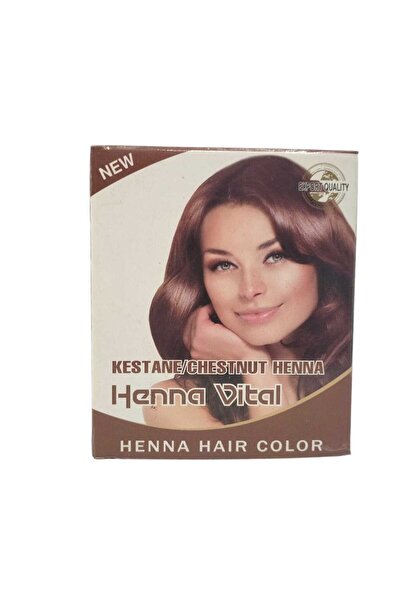 Henna Vital Chestnut Kestane Rengi Henna Hint Kınası 6'lı Paket