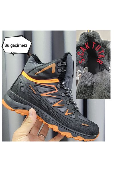 STEPWAY 8045 Furry Waterproof Children's Boots Keep Warm Comfortable and Convenient