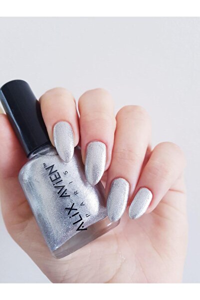 Alix Avien Metalik Gri Oje 29 - Yüksek Pigmentli Uzun Süreli Kalıcılık Hızlı Kuruma - Nail Lacquer 29