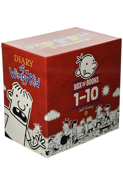 Penguin Books Jeff Kinney's'Diary of a Wimpy Kid' Hardcover Book Set 1-10 - Gift Pack
