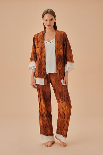 SUWEN Savage Three Piece Pajama Set
