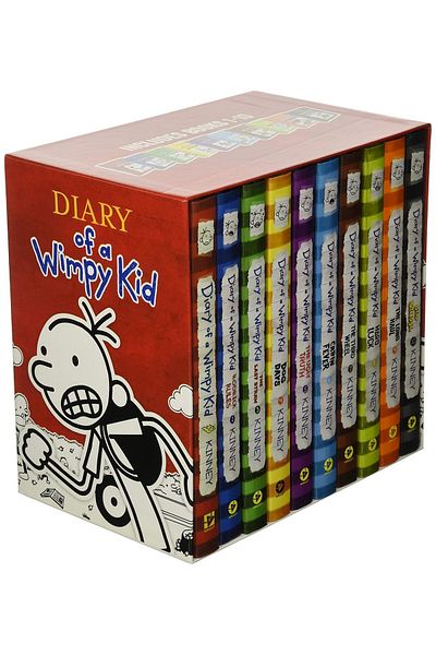 Penguin Books Jeff Kinney's'Diary of a Wimpy Kid' Hardcover Book Set 1-10 - Gift Pack