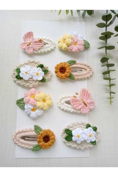 Kadın Girişimciler Atölyesi Аксесуар для волосся «Квітковий сад» 8 шт. Органі...