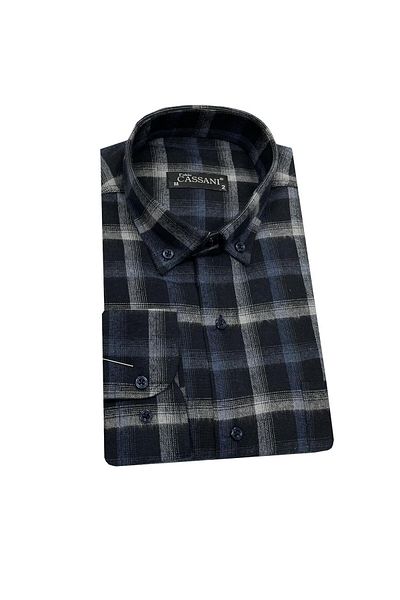 FABİO CASSANİ Ανδρικό πουκάμισο Fabio Cassani Winter Cashmere-6930