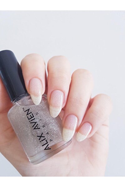 Alix Avien Simli Gold Oje 36- Yüksek Pigmentli Uzun Süreli Kalıcılık Hızlı Kuruma - Nail Lacquer 36