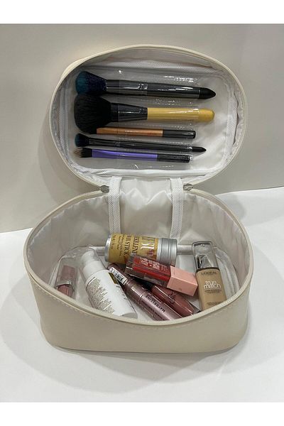 ErcanBag Τσάντα μακιγιάζ ταξιδιού Πολυλειτουργική γυναικεία τσάντα καλλυντικών