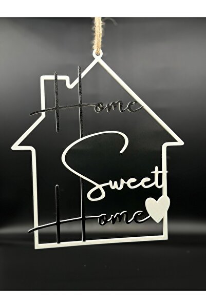 Home Sweet Home Kapı Süsü 3D Baskı