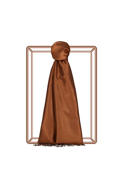 ipekevi Double Sided Silk Shawl - Soil