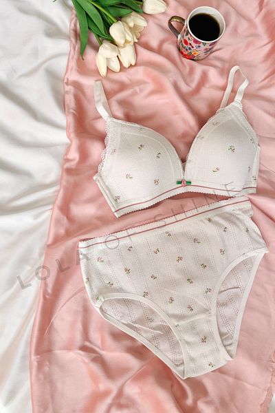 Lola Of Shine Σετ Bralet και τοπ με μοτίβο λουλουδιών Yayoi Kusama