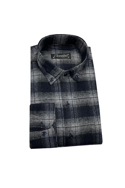 FABİO CASSANİ Ανδρικό πουκάμισο Fabio Cassani Winter Cashmere-6942