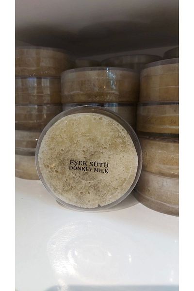 SABUNCU BABA 100% Natural Peeling Round Soap with Donkey Milk -120 Grams-