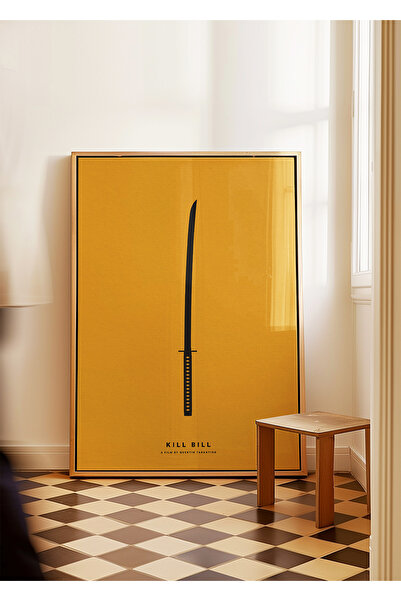 ARTHOUSECOLLECTIVE Kill Bill Poster  - Film Posteri - Tablo Ölçülerinde Çerçe...