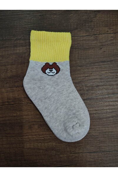 erceys Комплект детски зимни хавлиени чорапи от 5 части - среден маншет, чифт безшевни памучни