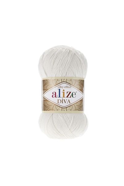Alize Diva Mercerized Thin Thread Καλοκαιρινό Μπικίνι Μπουστάκι Μπλούζα Πλεκτό Νήμα Πλεκτό Crop Μοντέλα 450 Pearl-manolya