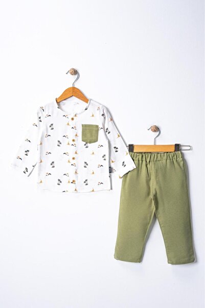 Çelix Kids Unisex Bebek&Çocuk %100 Pamuk Müslin 2'li Takım