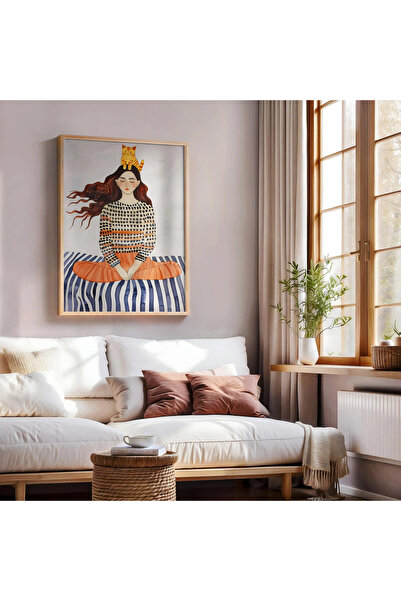 woodhomeworks Tek Bohem Tablo Salon Ofis Dekor Ttk