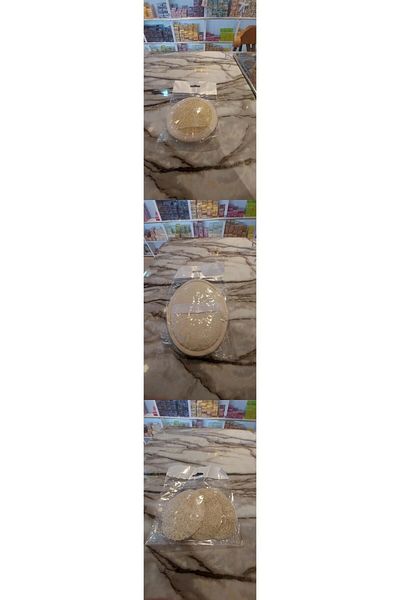 SABUNCU BABA Set Pouch 100% Natural Oval & Round & 3 Pieces Mini Set Facial Peeling