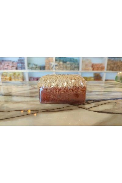 SABUNCU BABA Pumpkin Fiber Musk Amber 100% Natural Soap - 120 grams