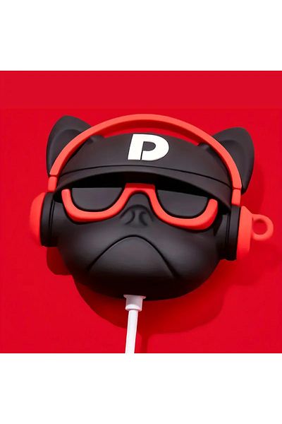 Choice For Airpods Pro 3D Hip-hop Bulldog Earphone Case For Airpods Pro 2 Protective Case Cute Cartoon Sili