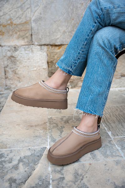 LAMİNTA Μπότες Mina Mink Ethnic με εσωτερική γούνα