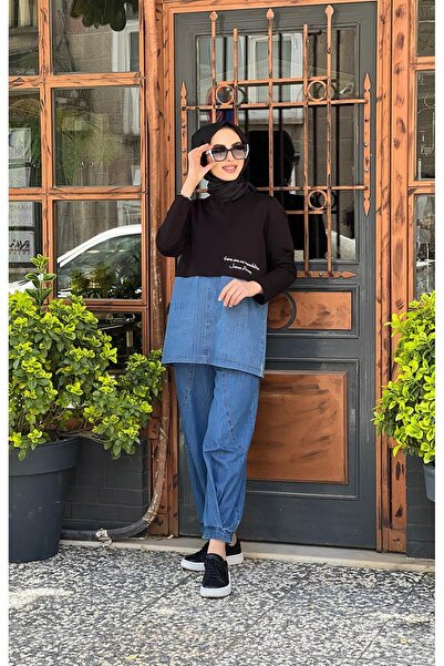 NAKİ NAKİ & MASCARA Tunik 24MY2131 Siyah