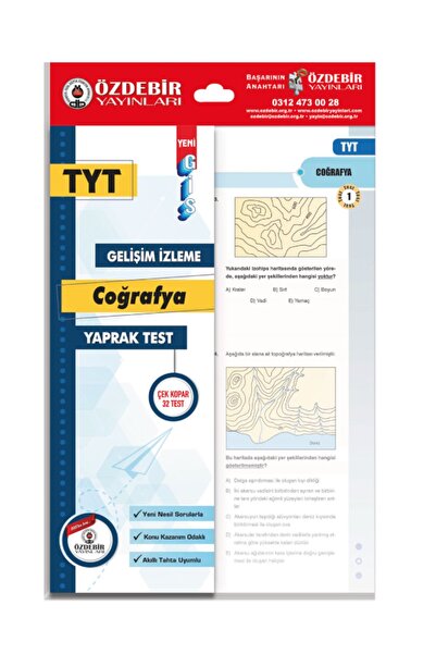 ÖZDEBİR YAYINEVİ Özdebir Yayınları TYT Sözel Yaprak Test (Türkçe,Tarih,Coğrafya)