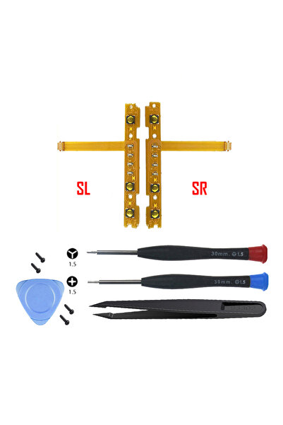 Choice SLSR Pack SR SL Joycon Switch Replacement For Nintendo Switch Joy Con SLSR Button Key Ribbon Flex Ca