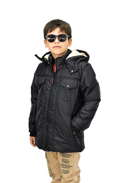 BAGLAN Boy's Hooded Coat Bs-1042