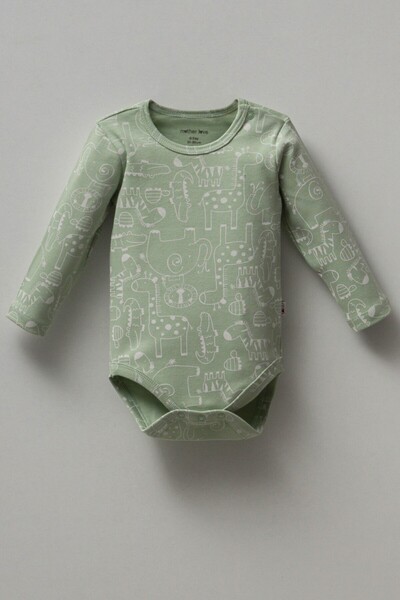 Mother Love Uzun Kollu Bebek Body %100 Pamuk