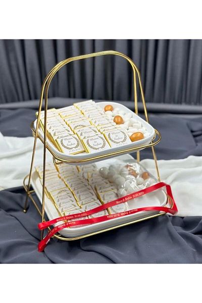 By Ayça Vardan Wishing Chocolate 2 Layer Promise Decoration, Wishing Chocolate