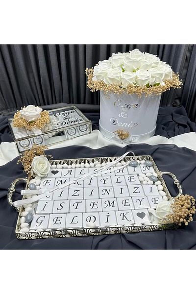 By Ayça Vardan Promise Decor, I?Steme Chocolate, Wunsch Flower, Special Day Chocolate, Artificial Dried Flower