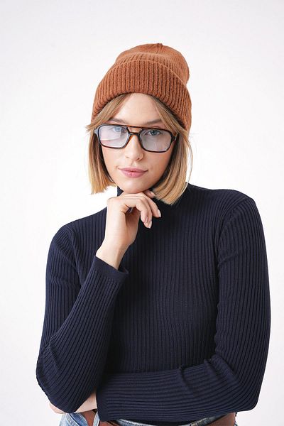 CHUBA Women's Thessaloniki Knitted Beret Brown 25W5004