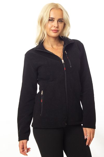 BEG COLLECTİON Women's Fleece Full Zip 3 Pocket Outdoor Thick Fleece Jacket