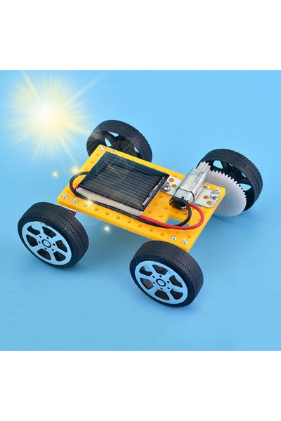 Choice Solar Car Toy for Kids Mini DIY Assembled Energy Powered Car Kit STEM ...