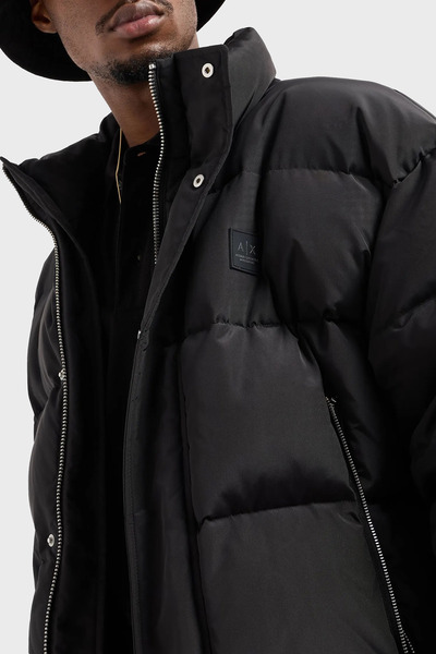 Armani Exchange Stand Collar Coat Men's Coat