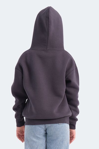 Slazenger Тъмносив унисекс детски суичър Lene