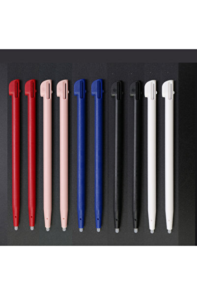 Choice ABCDE كل قطعتين، 10 قطع قلم لمس بلاستيكي وردي اللون لشاشة جهاز ألعاب 2DS