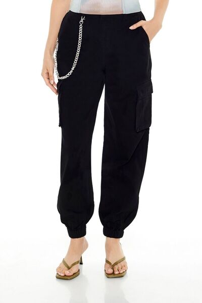 Forever 21 Wallet Chain Kargo Jogger Pantolon