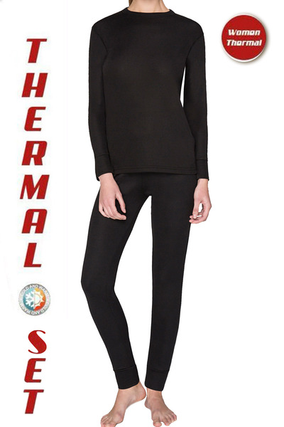 DK İÇ GİYİM -ملابس داخلية حرارية بدلة نسائية- (طقم حراري دافئ نسائي)