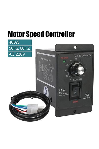 Choice Us-52 400w Ac 220v 50/60hz Ac Speed Controller Ac Regulator Motor Control Forword Backword With F...
