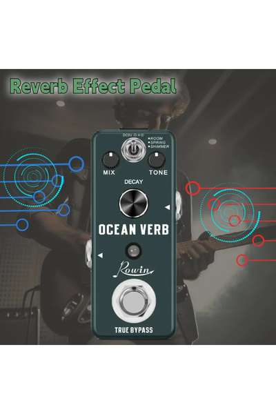 Choice Rowin Guitar Pedal Reverb Ocean Verb Digital Reverb Effect Pedals ,Roo...