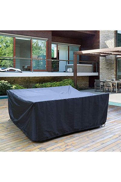 225x116x82cm Black 36 Size Patio Garden Furniture Cover Waterproof Outdoor Rain And Snow Chair Cover