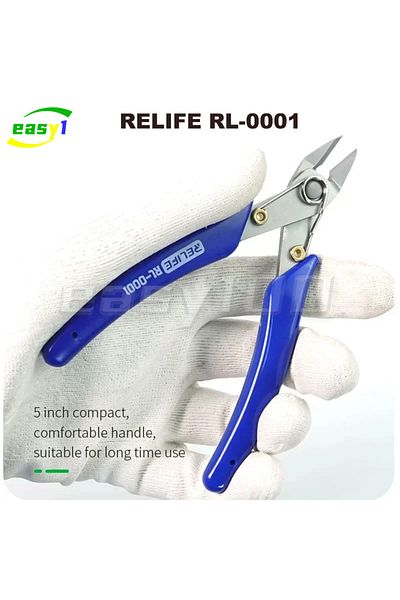 Choice RELIFE RL-0001 Diagonal Pliers High Hardness and Precision Electronic Wire Cutting Nipper Phone R...
