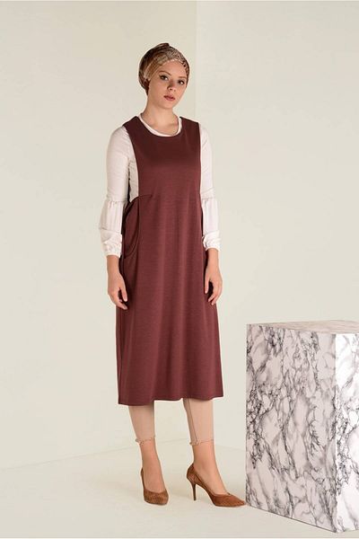 Alvina Ζευγάρι Gilets με ελαστική μανσέτα και τσέπες - 4658-1