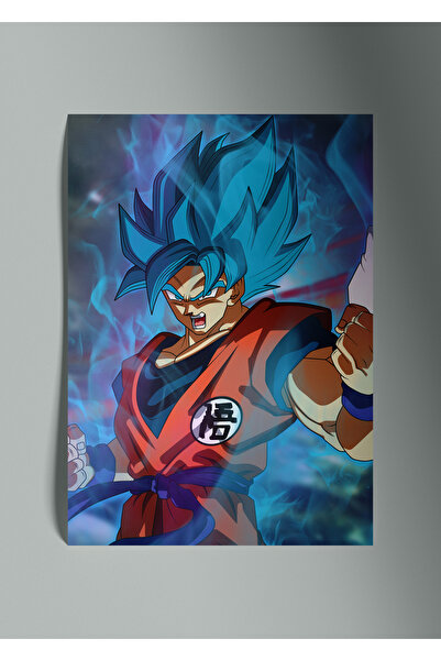 DekorHane Goku - Tablou metalic tip poster